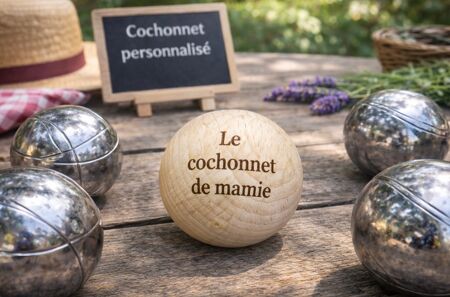  Cochonnet personnalisé – Le cochonnet de mamie
