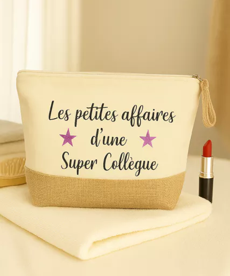 Trousse de toilette – Les petites affaires d’une super collègue