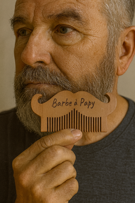 Peigne à barbe "Barbe à papy" 
