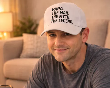 🧢 Casquette homme « Papa – The Man, The Myth, The Legend »
