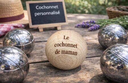 Cochonnet personnalisé – Le cochonnet de maman  