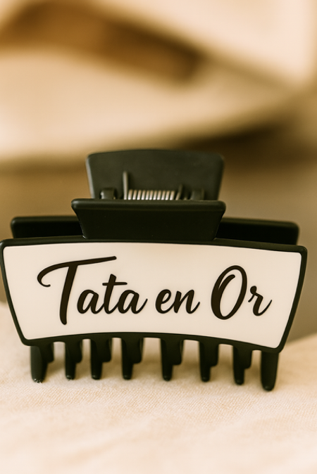 pince a cheveux tata en or