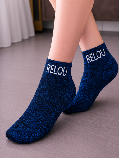 Chaussettes à paillettes « Relou » ✨🧦😂