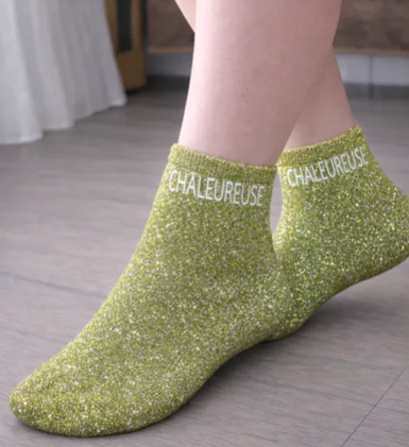 ✨ Chaussettes à paillettes – Chaleureuse ✨