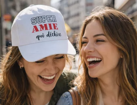 🧢 Casquette femme « Super amie qui déchire »