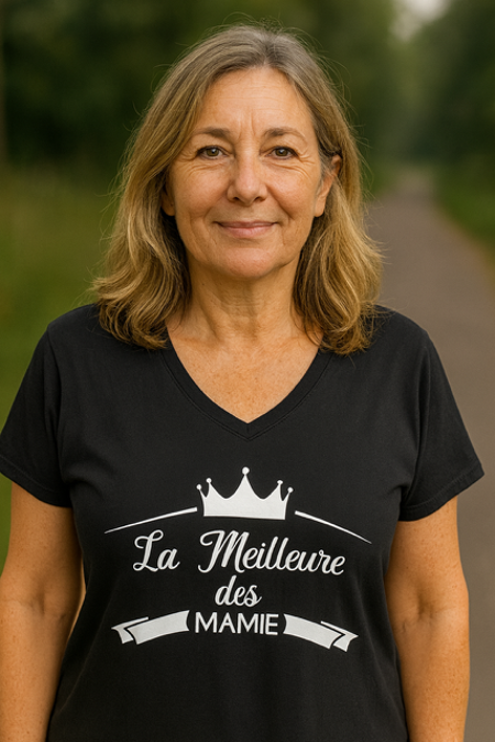 T-shirt femme “La meilleure des mamies” 