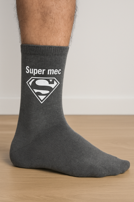  Chaussettes Homme « Super mec » 