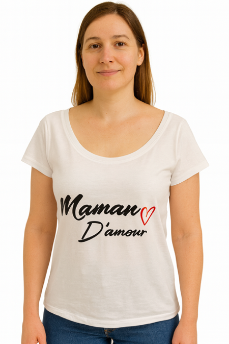 T-shirt femme “Maman d’amour” 
