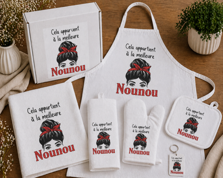 🎁💖 Coffret Cadeau « Cela appartient à la meilleure des nounou » ✨