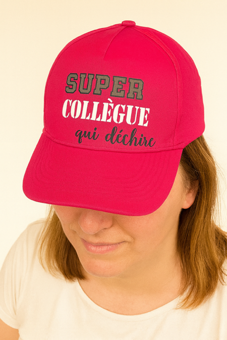 🧢 Casquette femme « Super collègue qui déchire »