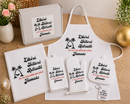 🎁🌴 Coffret Cadeau « Libéré, délivré, retraité… je ne travaillerai plus jamais » ✨