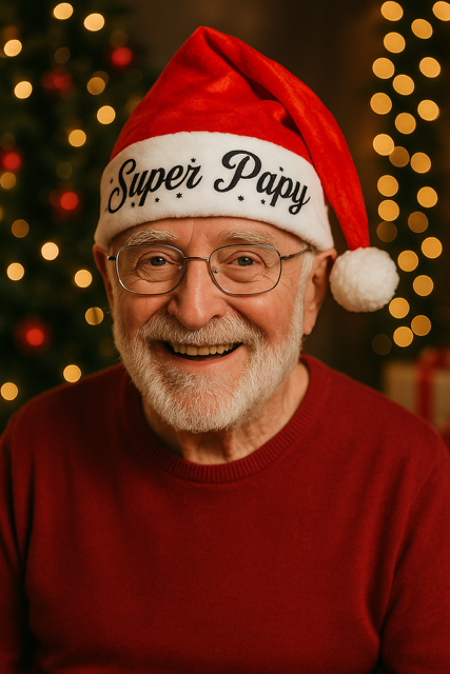 Bonnet de Noël homme "Super...🎅 