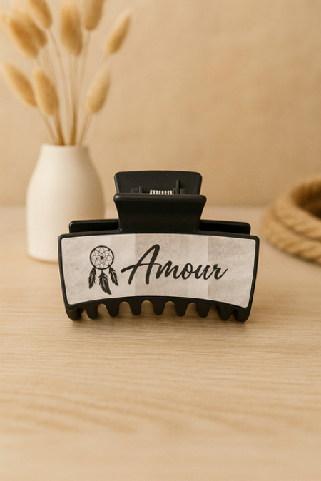 pince à cheveux "Amour" 