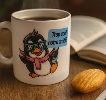 Mug Blanc Mat – “Trop cool notre amitié”