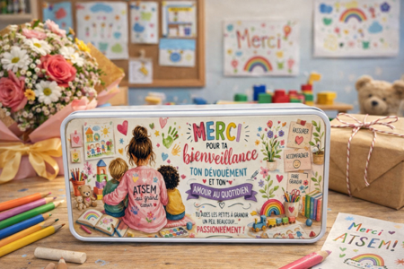 🧰✨ Boîte de rangement métal ATSEM ✨🧰