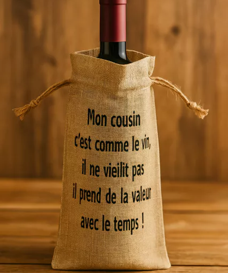Sac à Bouteille – “Mon cousin, c’est comme le vin…”