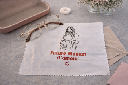 Essuie-lunettes – “Future maman d’amour” 💖👓