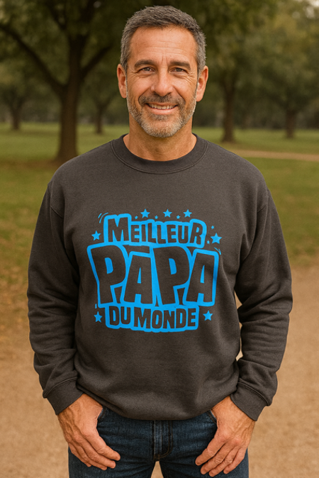 Pull homme "Meilleur Papa du Monde" 