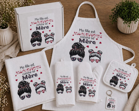 🎁💖 Coffret Cadeau « Ma fille est magnifique… comme sa mère » ✨