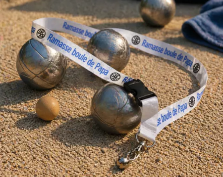 🎯 Ramasse-boule de pétanque – « Papa »