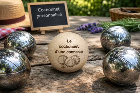 🎯🐷 Cochonnet personnalisé « Le cochonnet d'une connasse » 😄