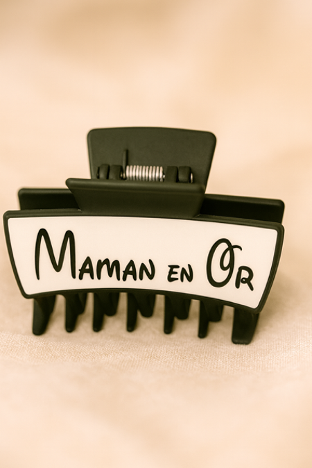 Pince à cheveux "Maman en Or" 