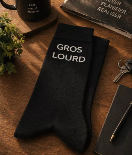 🧦 Chaussettes homme – « Gros Lourd »