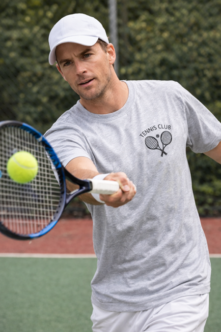 👕 T-shirt homme « Tennis Club – Best Coach »