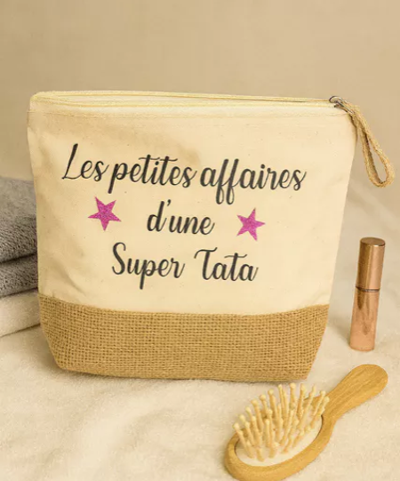 Trousse de toilette – Les petites affaires d’une super tata