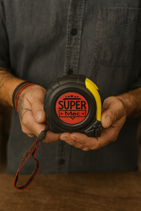📏 Mètre ruban « Super Mec »