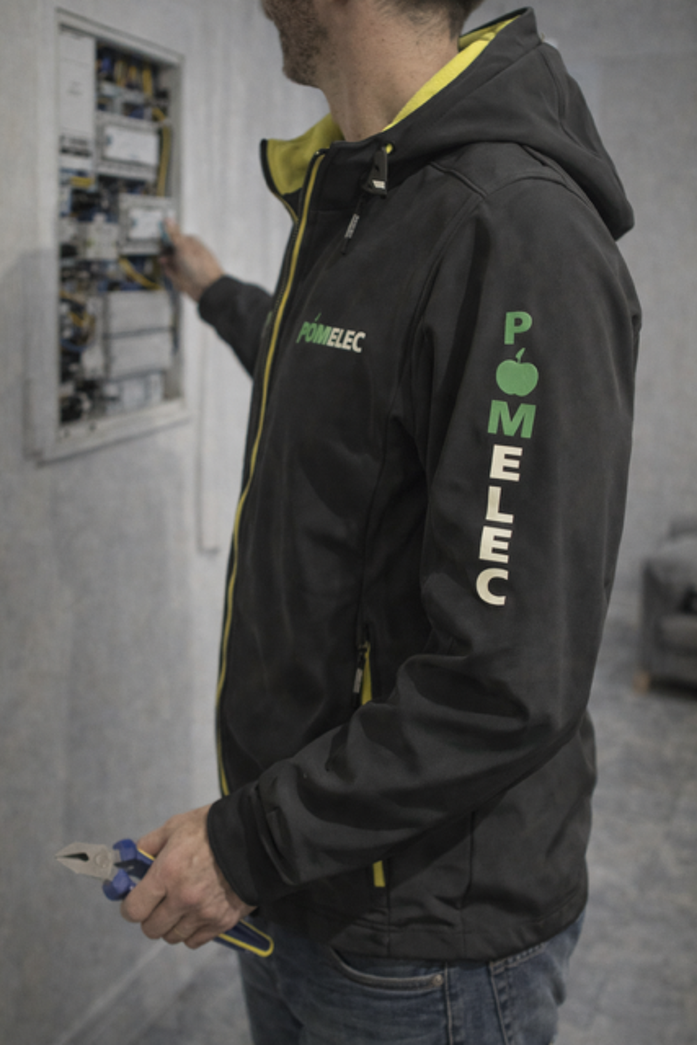 blouson softshell de côté