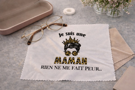 Essuie-lunettes – “Je suis une maman, rien ne me fait peur” 💪👓