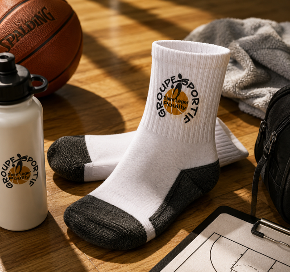 Chaussette personnalisé avec logo