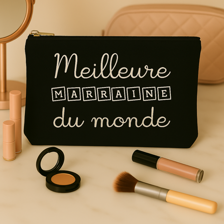 Pochette de rangement – Meilleure marraine du monde