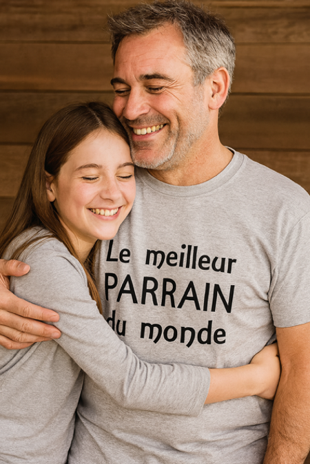 👕 T-shirt homme « Le meilleur parrain du monde »