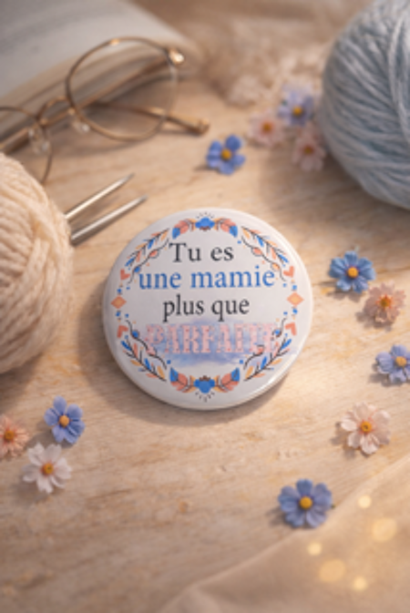 🎉 Badge « Tu es une mamie plus que parfaite »