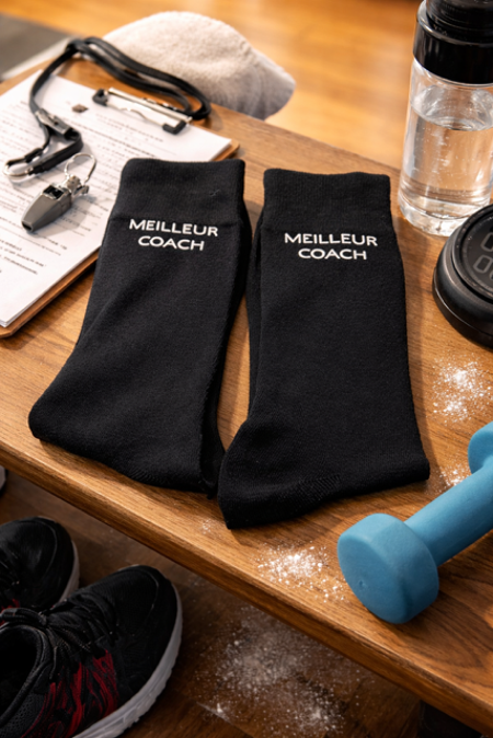 🧦 Chaussettes homme « Meilleur coach »