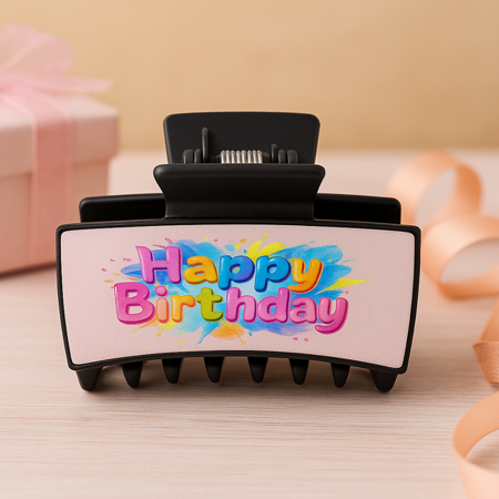 Pince à cheveux "Happy Birthday" 