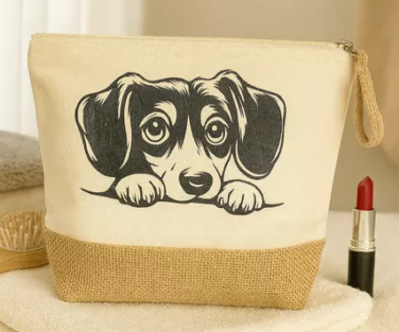 Trousse de toilette – Illustration Beagle 🐶😄