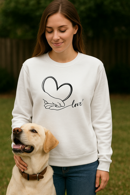 Pull femme "Love Chien" 🐾 