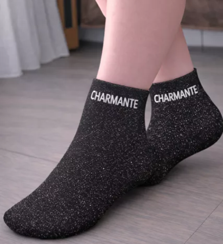 ✨ Chaussettes à paillettes Charmante ✨