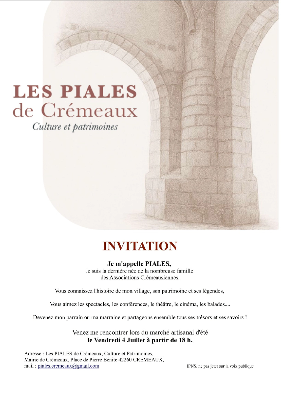 Les Piales de Crémeaux, Culture et Patrimoines  Logo
